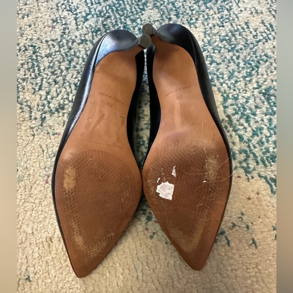 Cole Haan Valerie Pump Black Leather Suede Heels - Picture 9 of 10